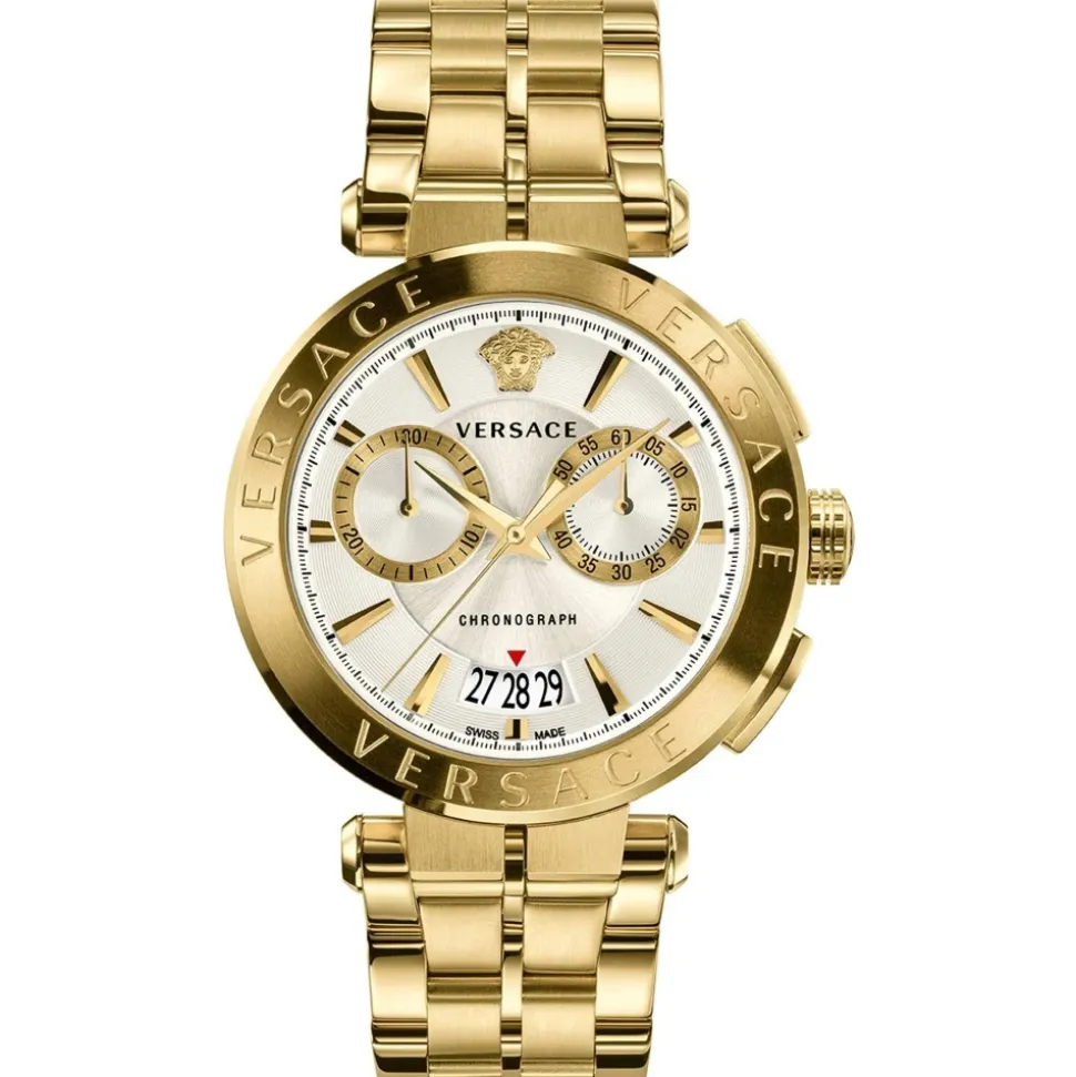 Aion Chronographe Or Montre en Acier Inoxydable