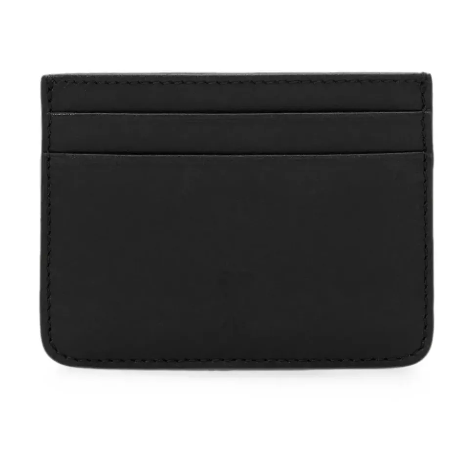 AMI PARIS - porte-cartes en cuir de vachette