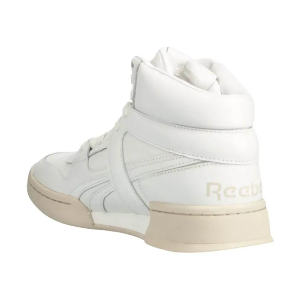 Baskets en Cuir Bout Rond
