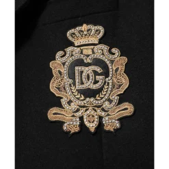 Blazer croisé avec écusson héraldique