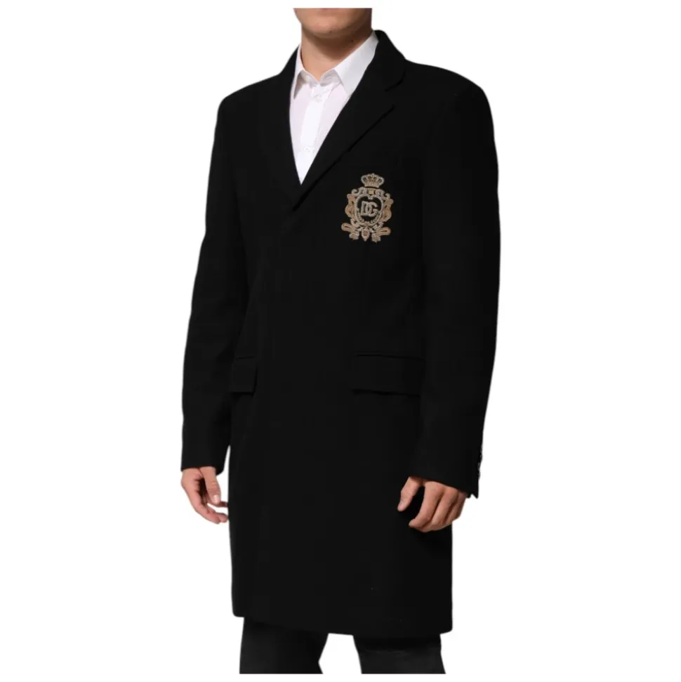 Blazer croisé avec écusson héraldique