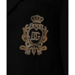 Blazer croisé avec écusson héraldique