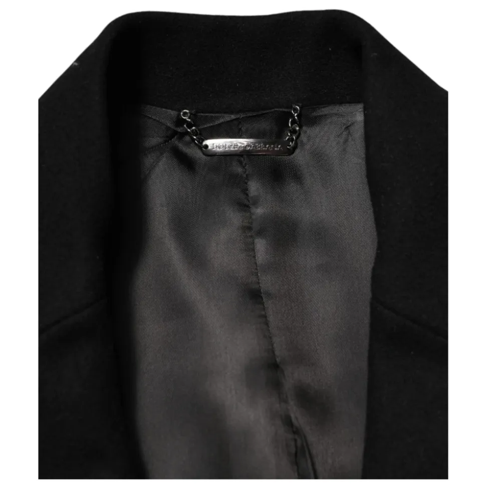 Blazer croisé avec écusson héraldique