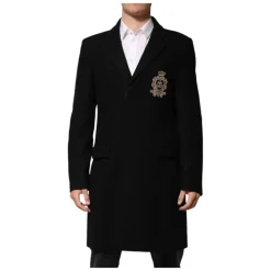 Blazer croisé avec écusson héraldique