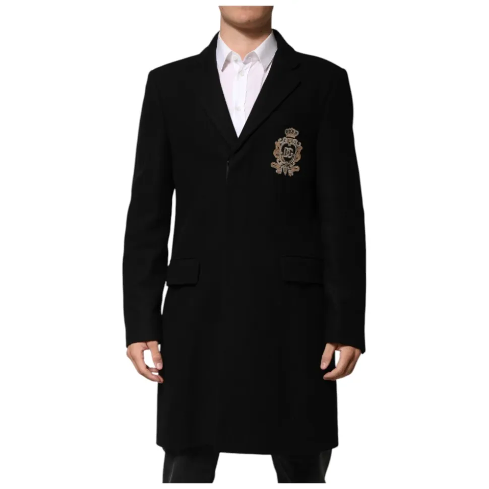 Blazer croisé avec écusson héraldique