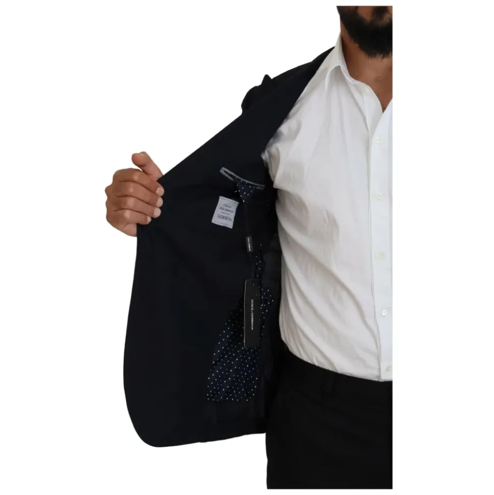Blazer Formel en Laine Noire Taormina