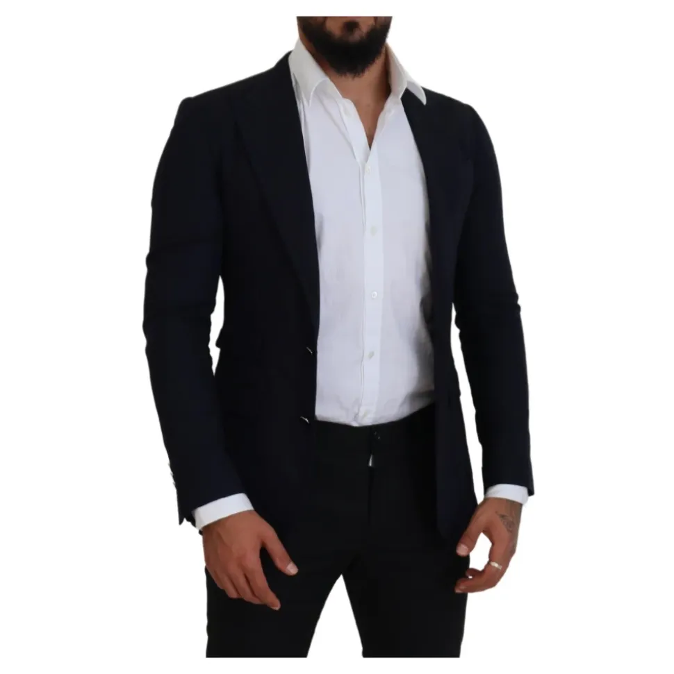 Blazer Formel en Laine Noire Taormina