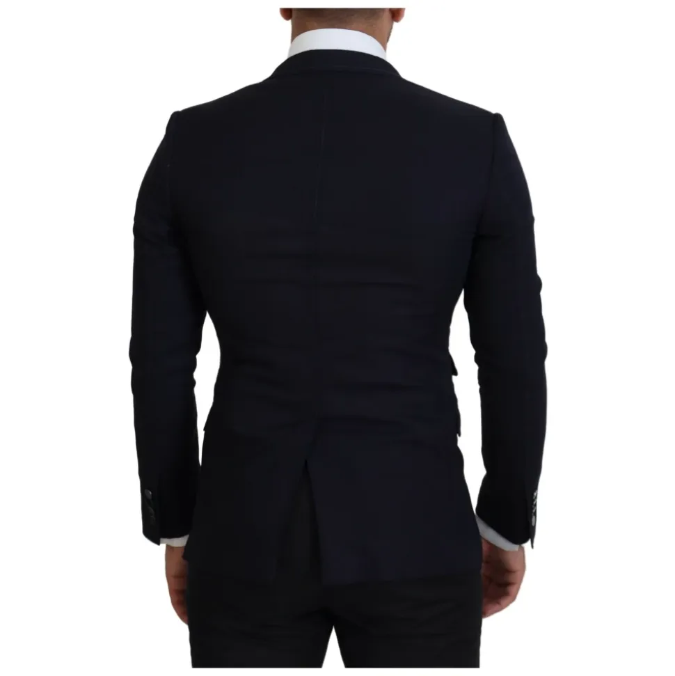 Blazer Formel en Laine Noire Taormina
