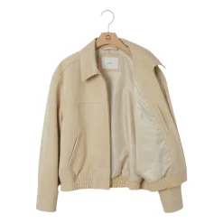 Blouson à col en suédine alternative