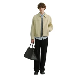 Blouson à col en suédine alternative