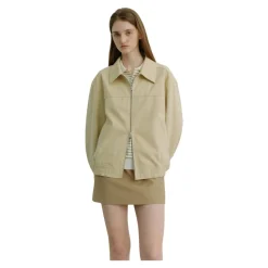 Blouson à col en suédine alternative