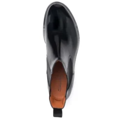 Bottines Chelsea à double boucle en cuir