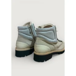 Bottines à lacets et fermeture éclair