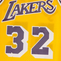 Canotta Basket NBA Swingman Jersey Magic Johnson No32 1984-85 Loslak Home