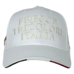Casquette Baseball Blanche Flèches Tricolores