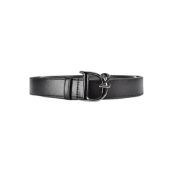 Ceinture en cuir avec boucle en métal