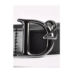 Ceinture en cuir avec boucle en métal
