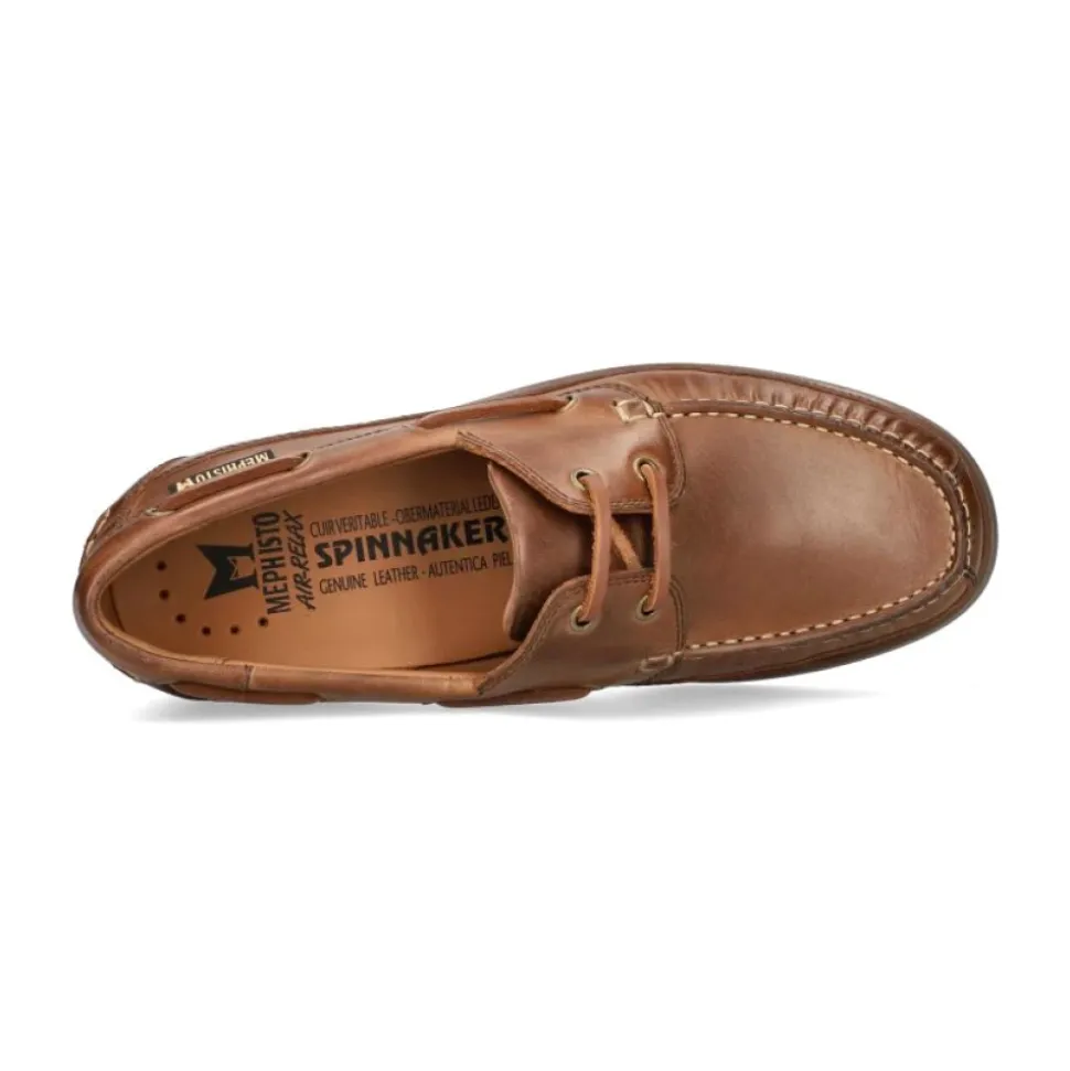 Chaussure en Cuir Marron à Enfiler pour Homme