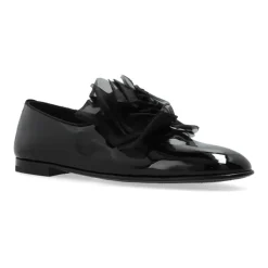 Chaussures avec application en tulle