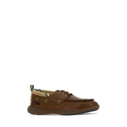 Chaussures bateau en cuir