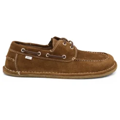 Chaussures bateau en daim