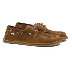 Chaussures bateau en daim