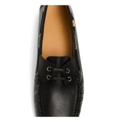Chaussures noires en cuir VLogo Slip-On