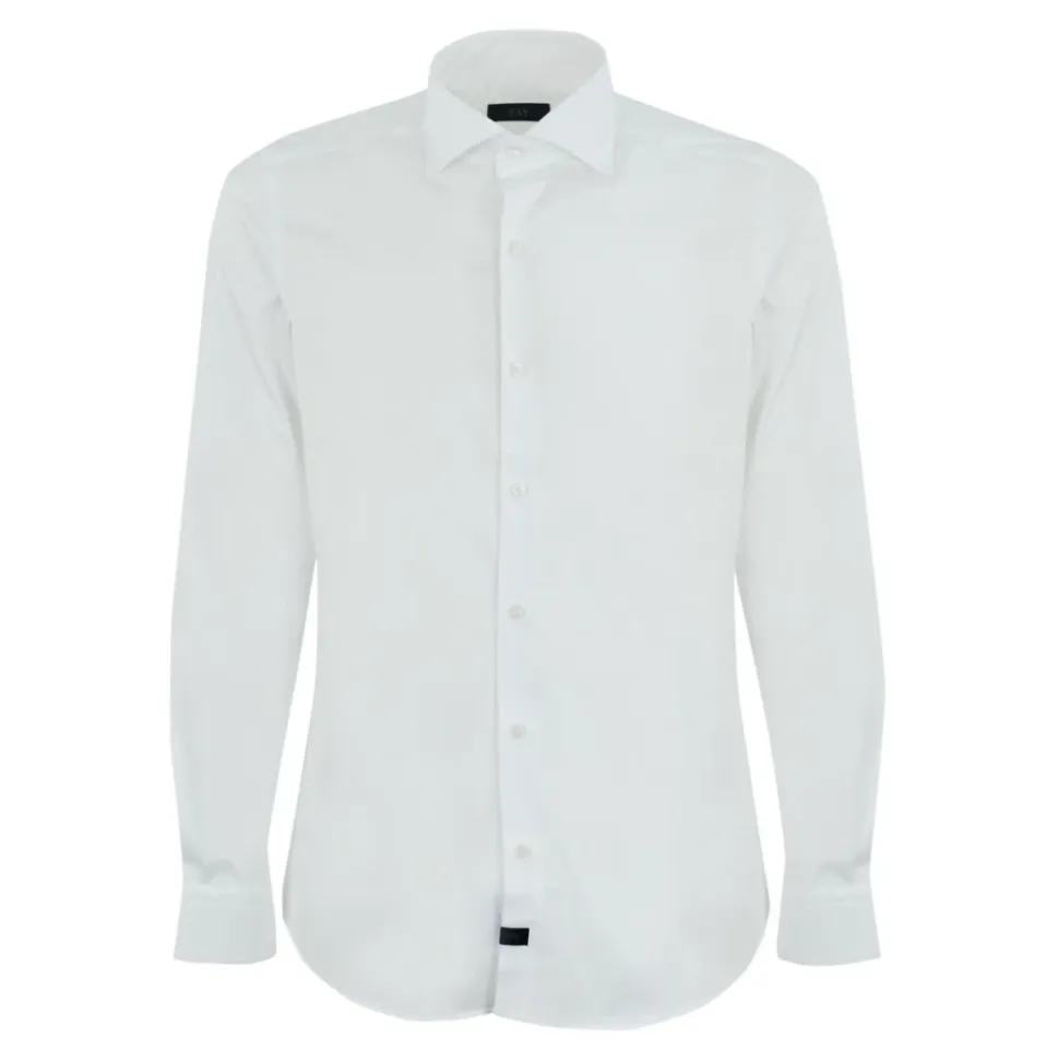 Chemise à col français stretch