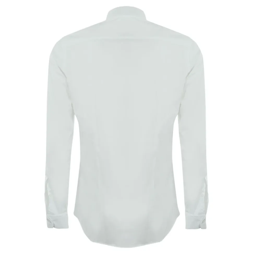 Chemise à col français stretch