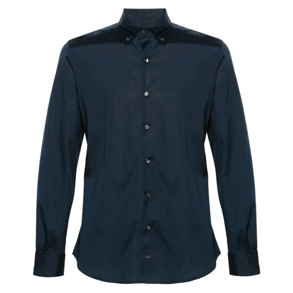 Chemise en coton mélangé