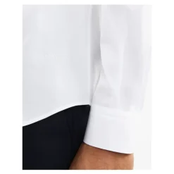 Chemise en coton stretch à col cassé
