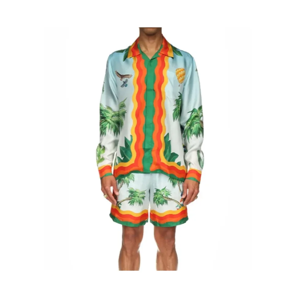Chemise en Soie Palm Springs Tennis Club