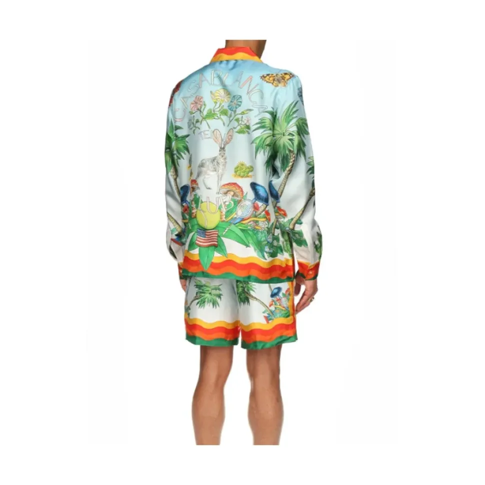 Chemise en Soie Palm Springs Tennis Club