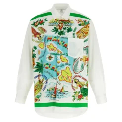 Chemise à Inserts à Motifs