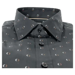 Chemise à Manches Courtes et Motif Ajusté
