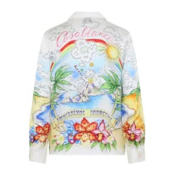 Chemise à Manches Longues en Twill de Soie