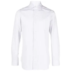 Chemise à rayures en coton fabriquée en Italie