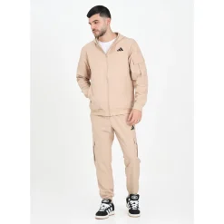Combinaison Cargo Beige Homme Automne Hiver
