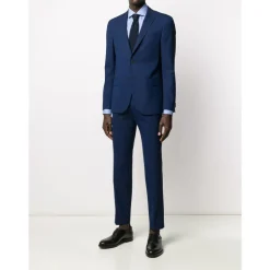 Costume en Laine Bleue pour Homme