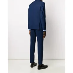 Costume en Laine Bleue pour Homme