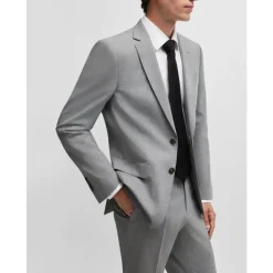 Costume slim en tissu stretch à motifs