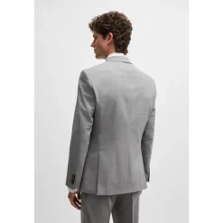 Costume slim en tissu stretch à motifs