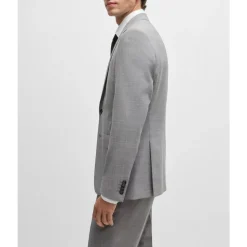 Costume slim en tissu stretch à motifs