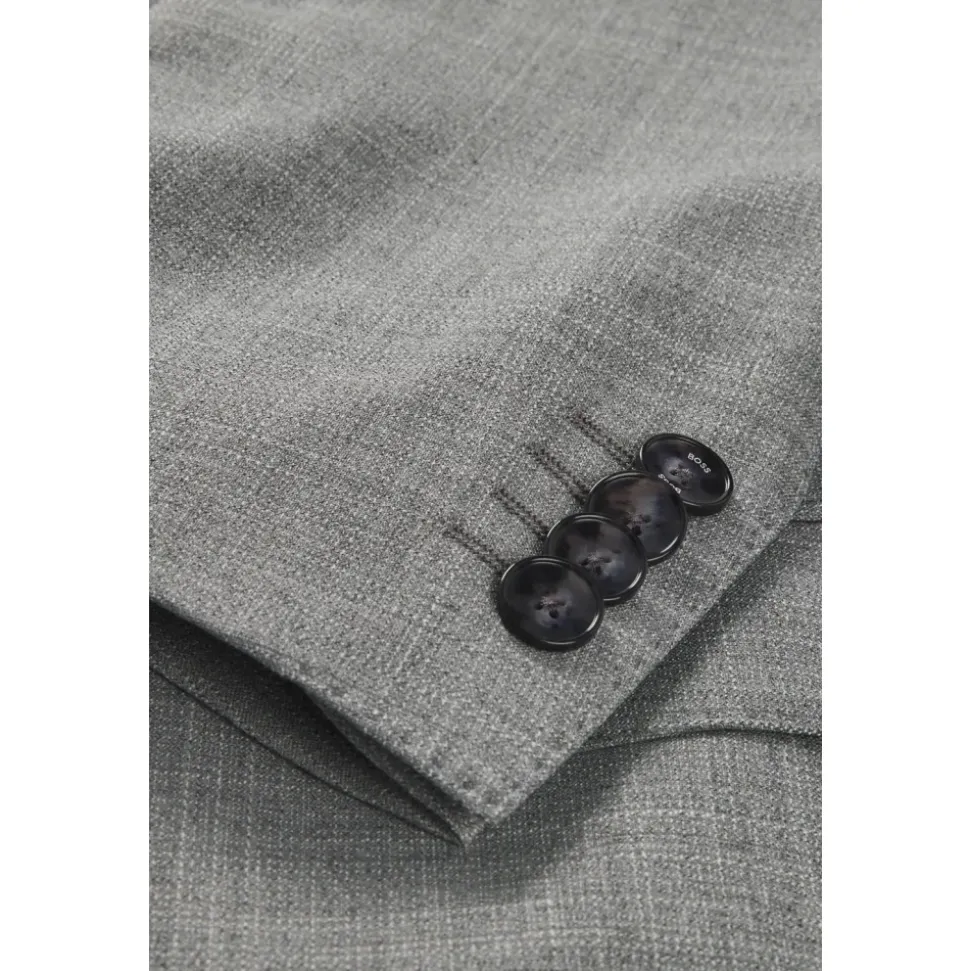 Costume slim en tissu stretch à motifs
