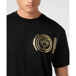 Cotton T-shirt Round Neck SS Lamina Tiger