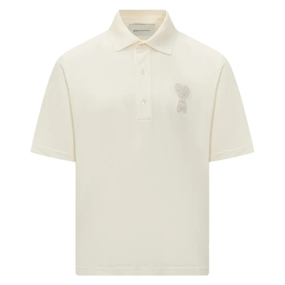 De Coeur Polo en Piqué de Coton