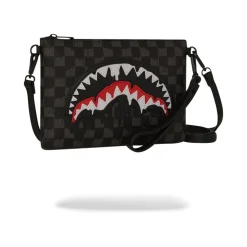 Dripping Sharks In Paris Crossover Clutch