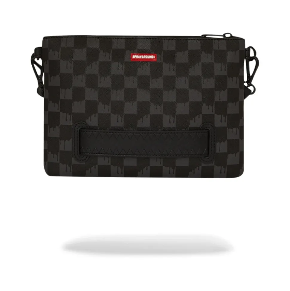 Dripping Sharks In Paris Crossover Clutch