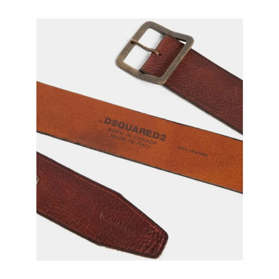 Large ceinture en cuir