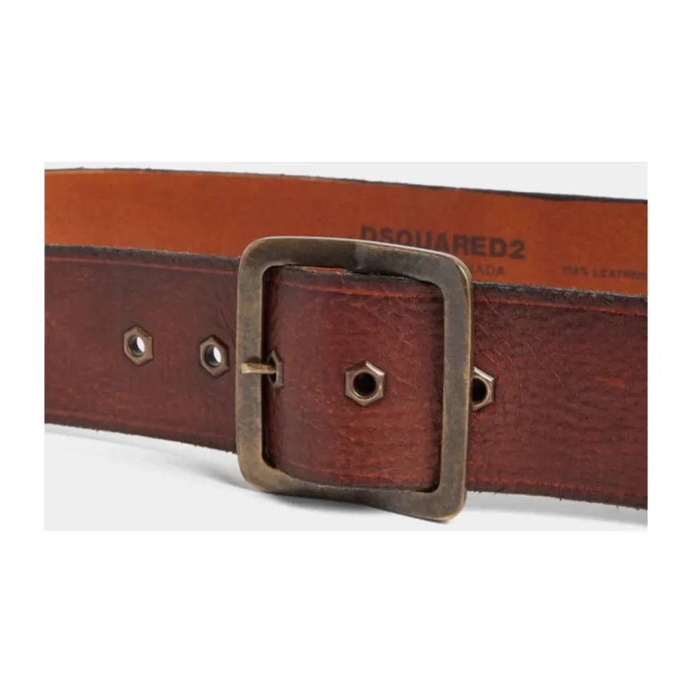 Large ceinture en cuir